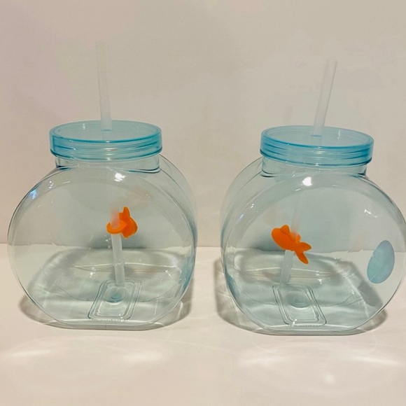 Target Dining Target Bullseye Playground Spring Blue Fishbowl Cup